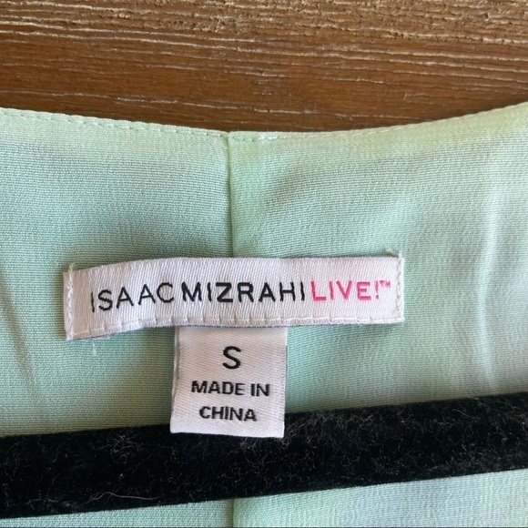 Isaac Mizrahi Bright Blue and Green Floral Flowy Sleeveless Maxi Dress Sz Small - Picture 3 of 14